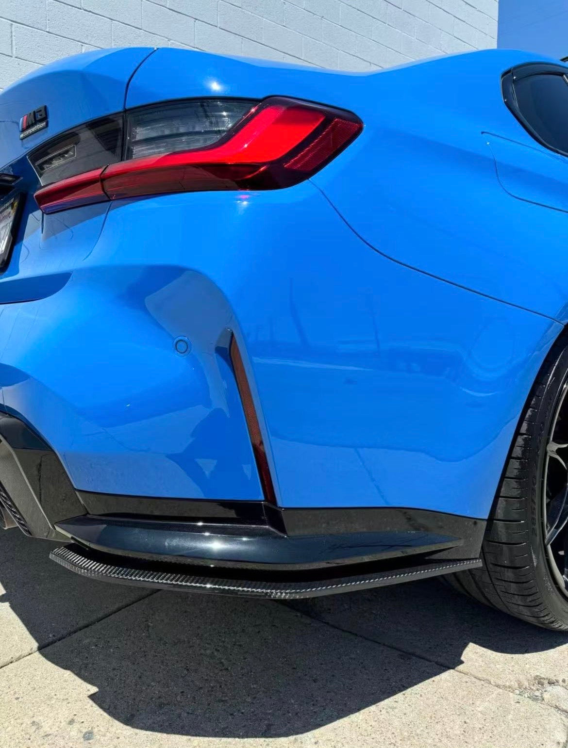 BMW G80 M3 G82 G83 M4 MHC R44 Dry Carbon Rear Spats Side Diffuser