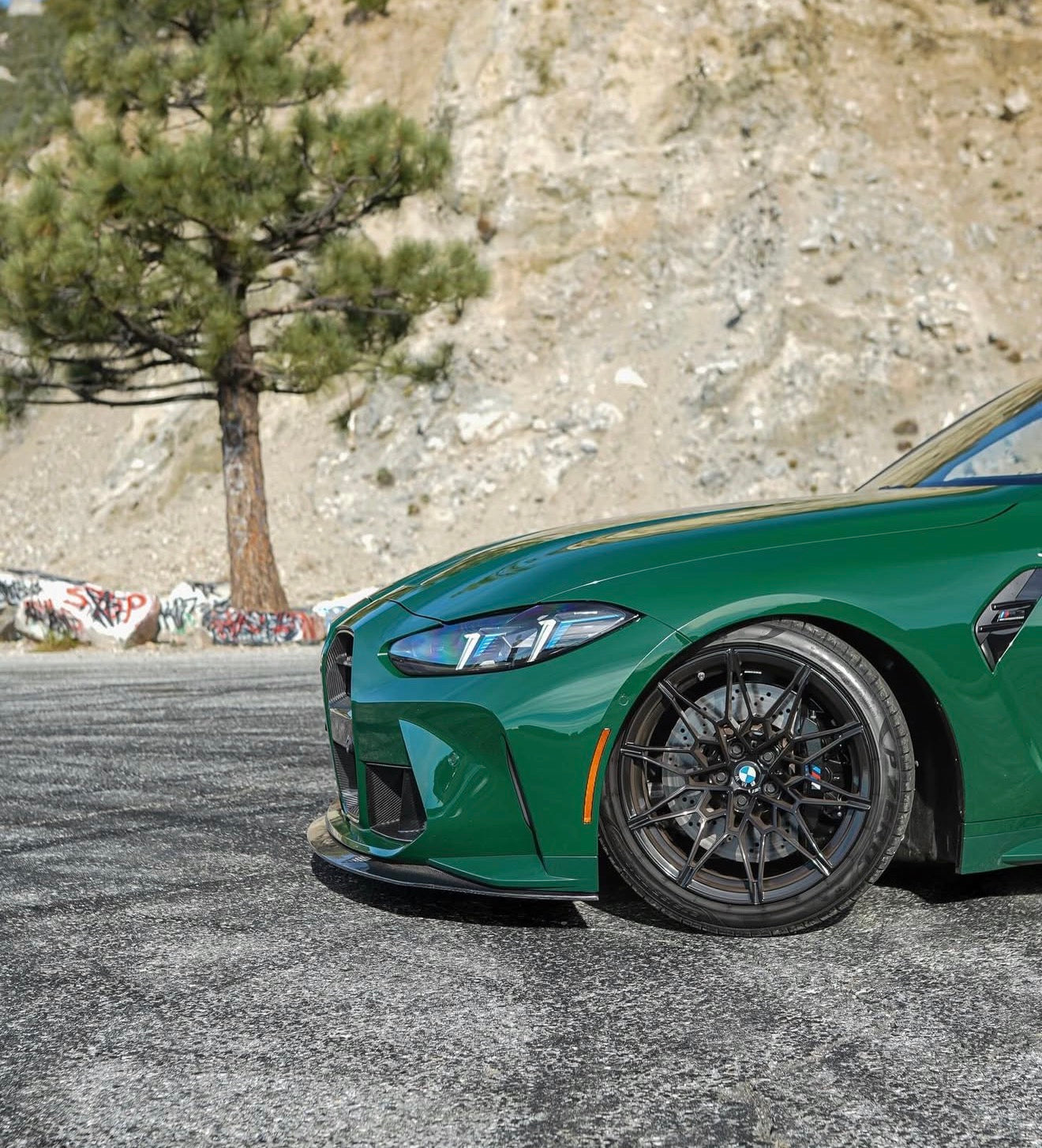 BMW G80 M3 G82 M4 MHC R44 STYLE CARBON FIBER 1 Piece Front Lip