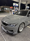 BMW F80 M3 F82 M4 Laptorr Style Carbon Fiber Front Bumper Lip Kit | Trofeo Composites
