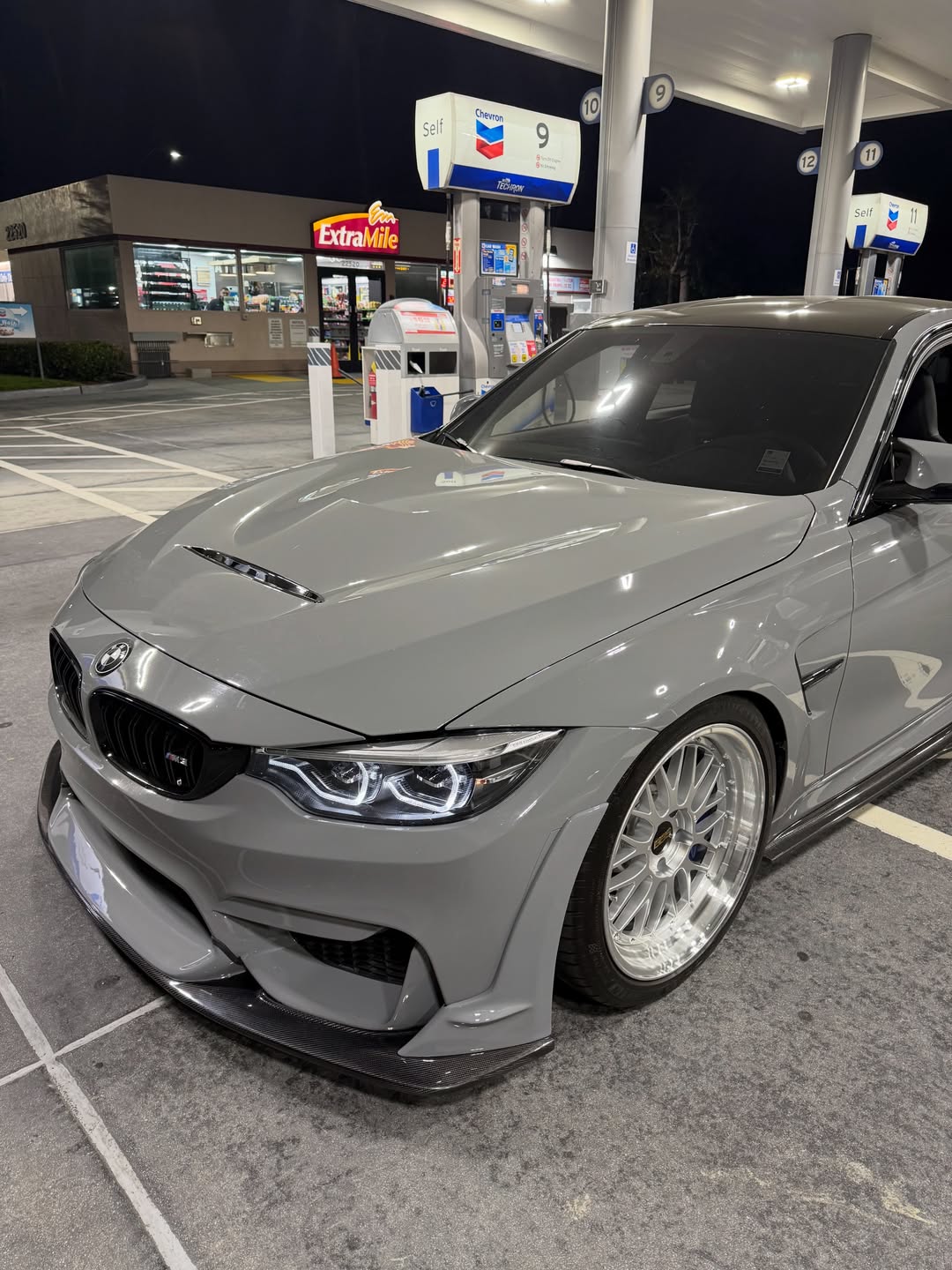 BMW F80 M3 F82 M4 Laptorr Style Carbon Fiber Front Bumper Lip Kit | Trofeo Composites