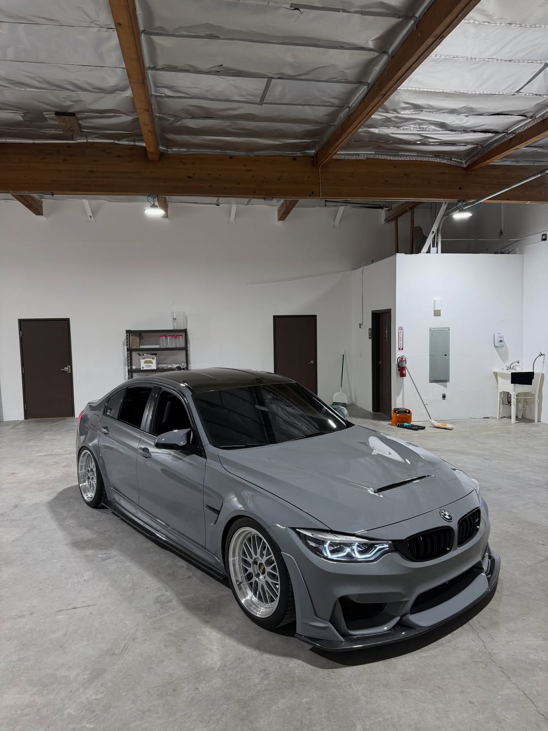 BMW F80 M3 F82 M4 Laptorr Style Carbon Fiber Front Bumper Lip Kit | Trofeo Composites
