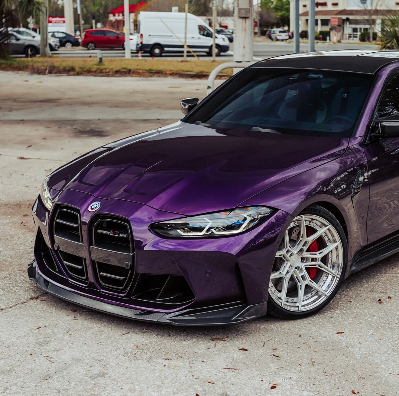BMW G8X M3/M4 SQ-Style Carbon Fiber Front Grille Replacement | G80 G81 G82 G83