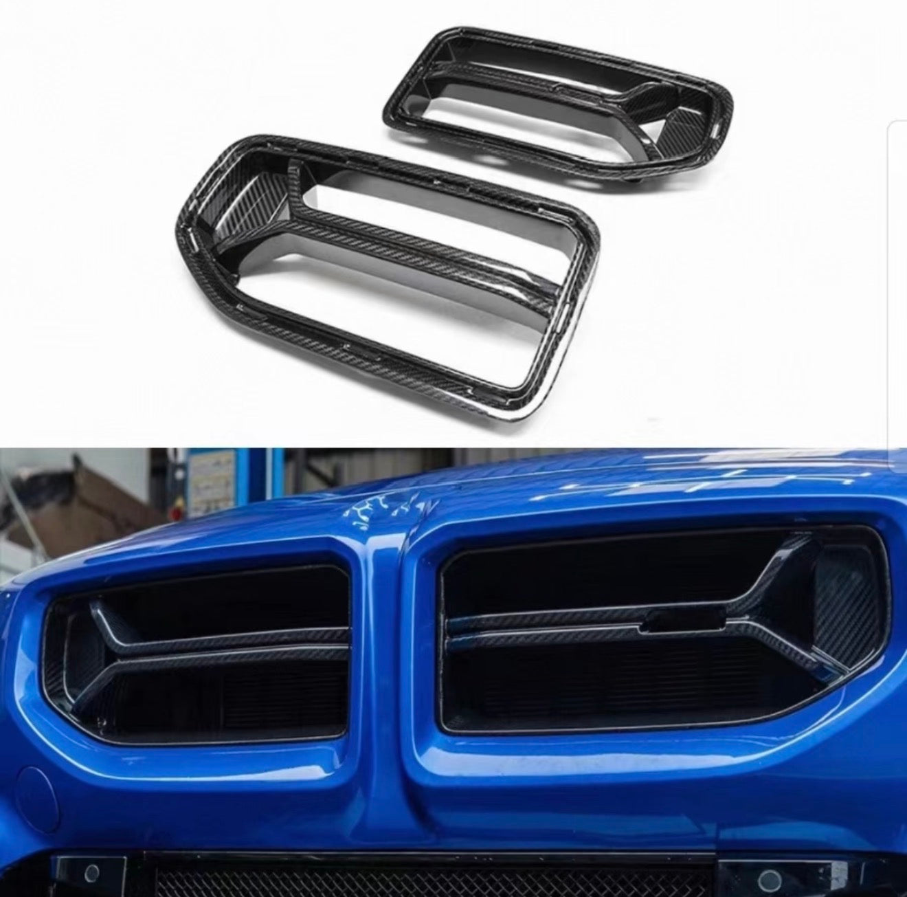 BMW G87 M2 CSL Style DRY CARBON FRONT GRILL REPLACEMENT