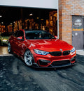 BMW F80 M3 F82 M4 LAPTORR STYLE CARBON FIBER Front Bumper Lip Kit