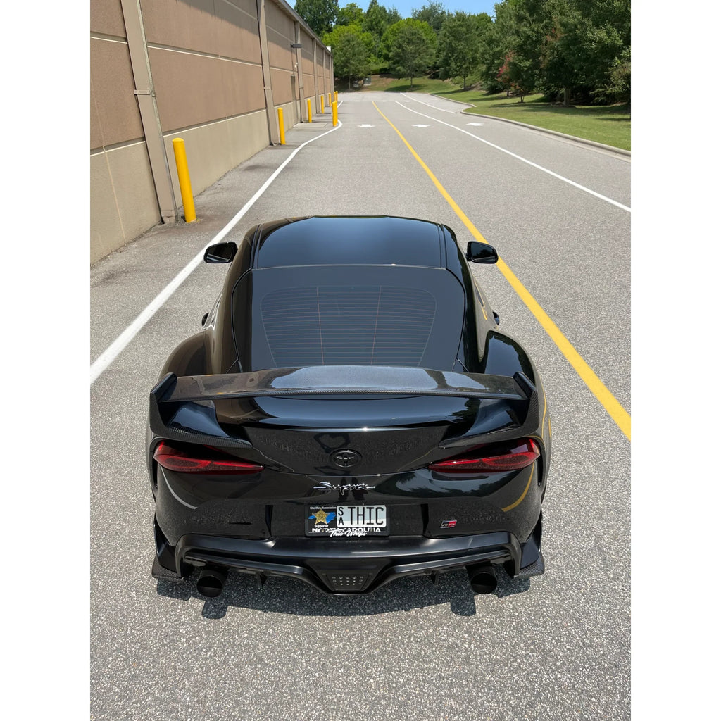TOYOTA A90 A91 MK5 SUPRA ST STYLE CARBON FIBER TRUNK WING SPOILER