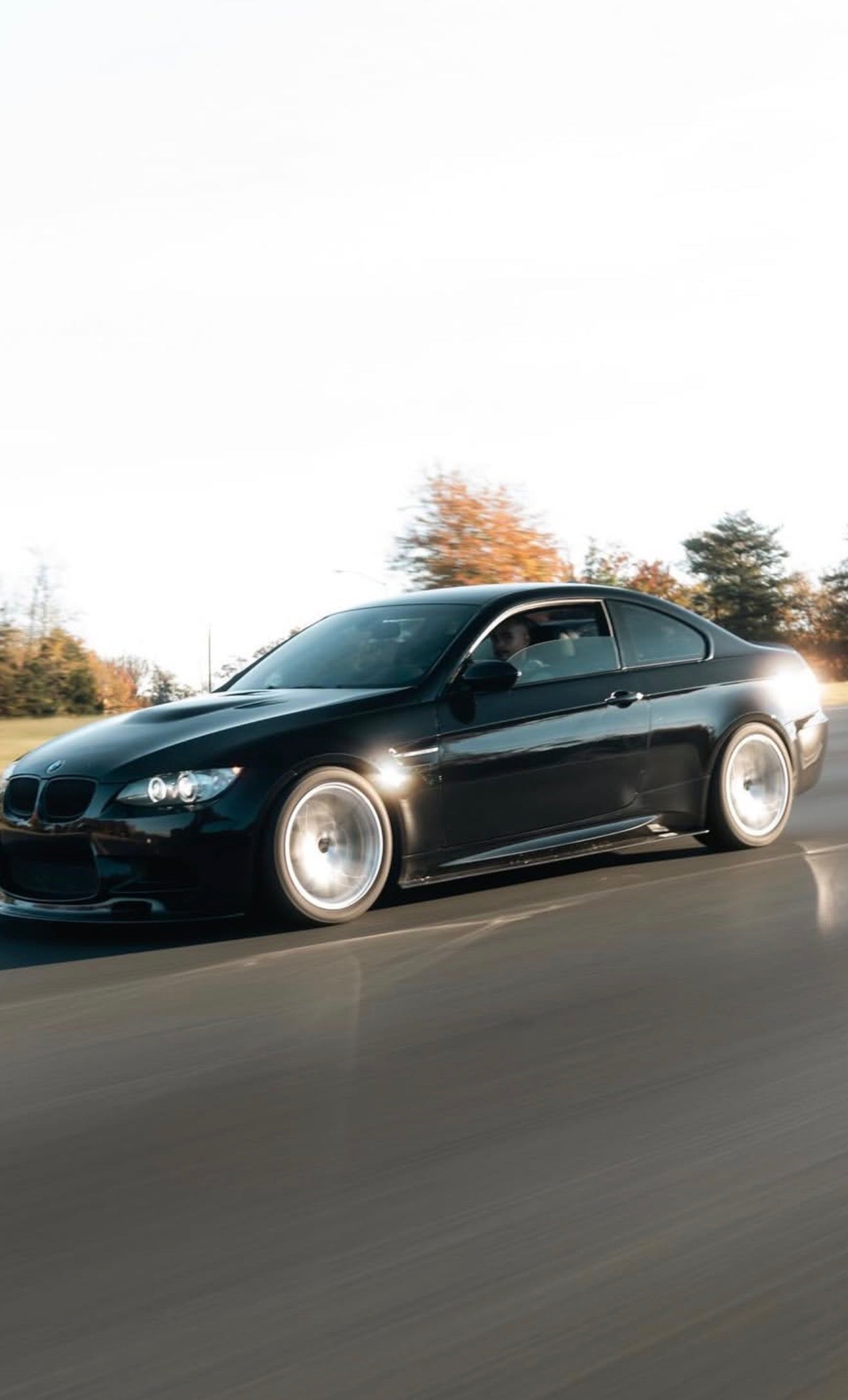 BMW E90 E92 E93 M3 M Performance Style Carbon Fiber Side Skirt