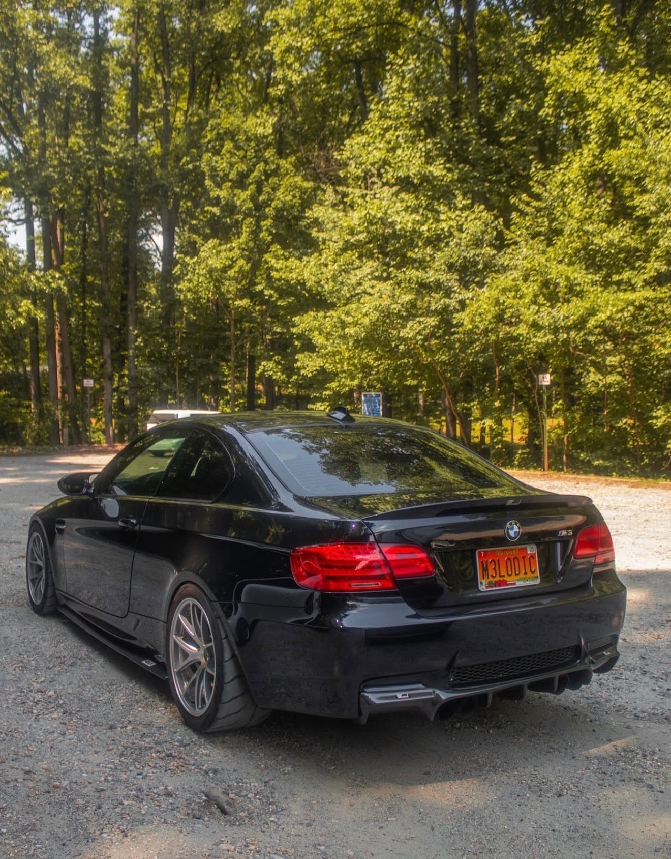 BMW E92 E93 M3 GS Style Carbon Fiber Rear Diffuser