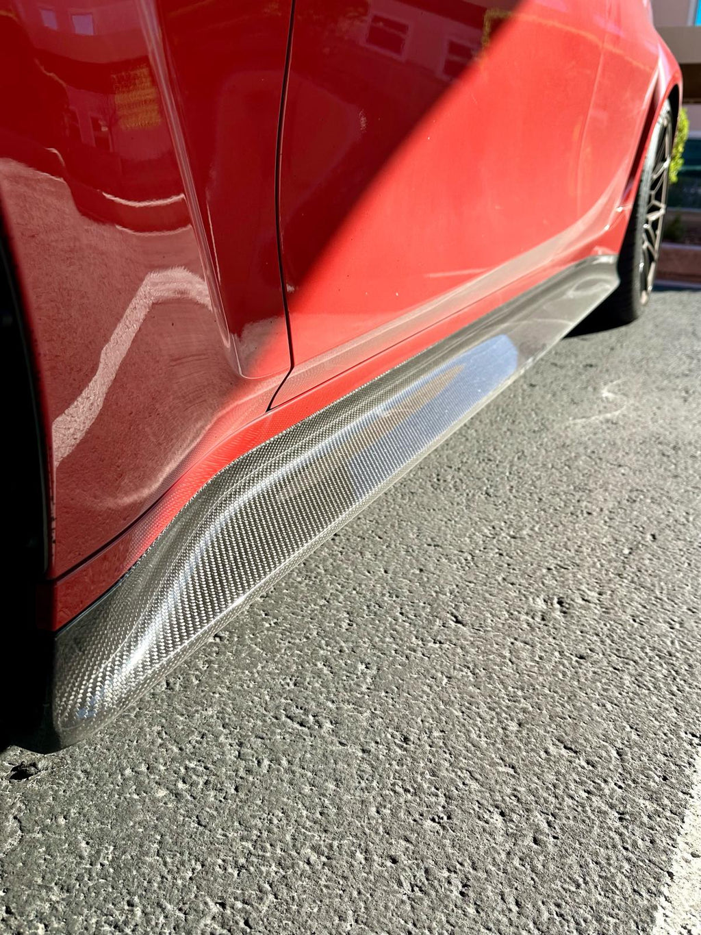 BMW G80 G82 G83 M3 M4 3D STYLE DRY CARBON FIBER Side Skirt