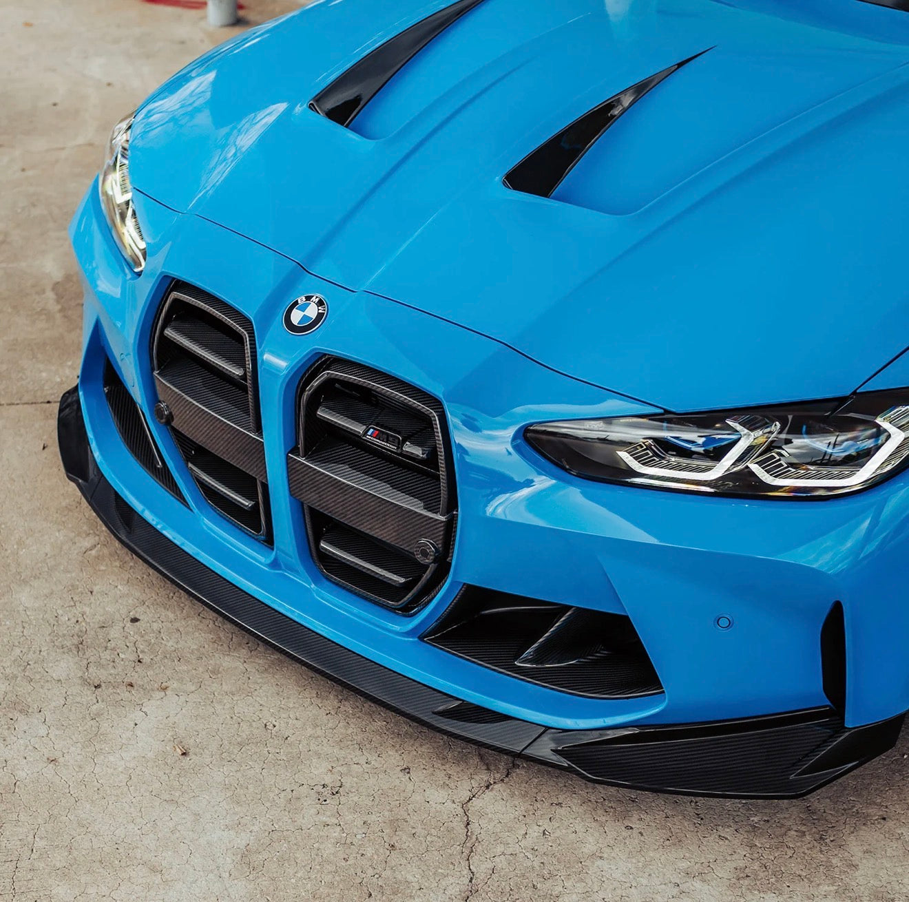 BMW G8X M3/M4 SQ-Style Carbon Fiber Front Grille Replacement | G80 G81 G82 G83