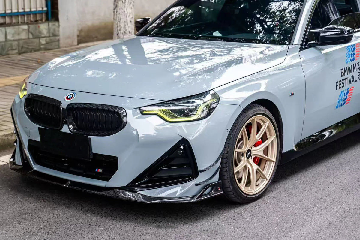 BMW G42 2-Series 230i M240i A Style Carbon Fiber Front Lip
