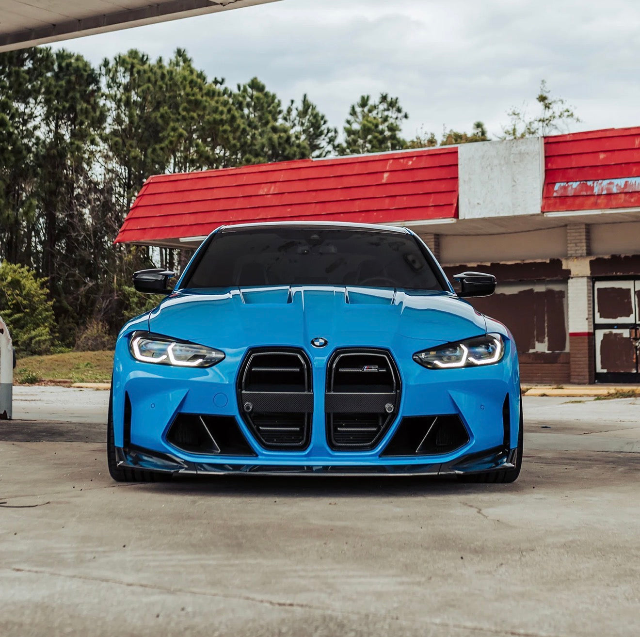 BMW G8X M3/M4 SQ-Style Carbon Fiber Front Grille Replacement | G80 G81 G82 G83
