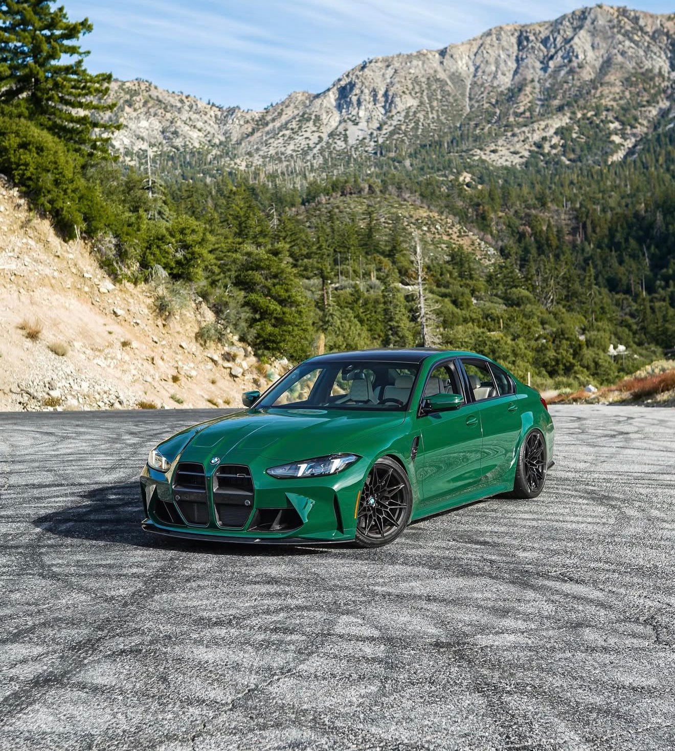 BMW G80 M3 G82 M4 MHC R44 STYLE CARBON FIBER 1 Piece Front Lip