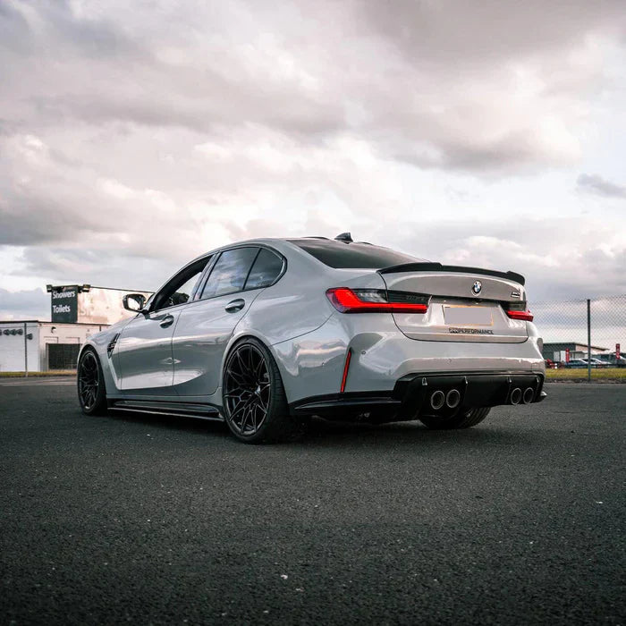 BMW G80 M3 CS Style Carbon Fiber Rear Spoiler
