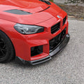 BMW G87 M2 V STYLE FULL CARBON 1 Pieces Front Lip