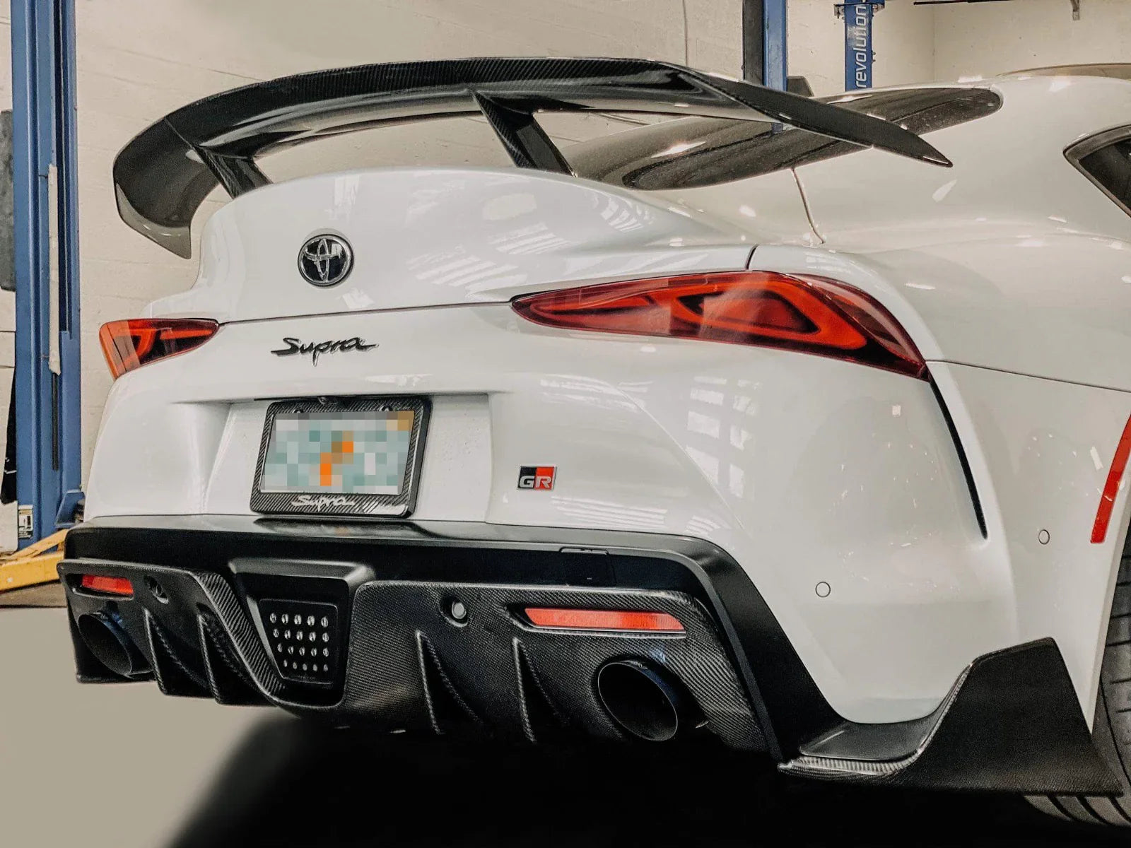 TOYOTA A90 A91 MK5 SUPRA AG STYLE CARBON FIBER Rear Bumper Diffuser