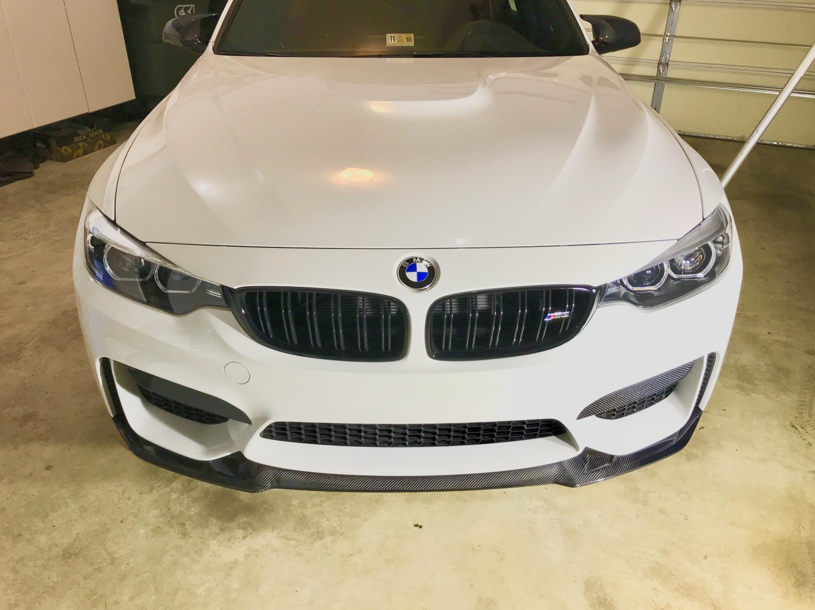 BMW F80 M3 F82 M4 Cs Style V2 Carbon Fiber Front Bumper Lip Kit | Trofeo Composites