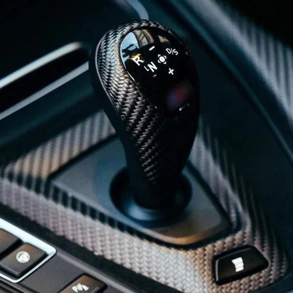 DRY CARBON SHIFTER KNOB COVER TRIM - BMW F80 M3 | F82 M4 | BMW F87 M2 | X3M X4M X5M