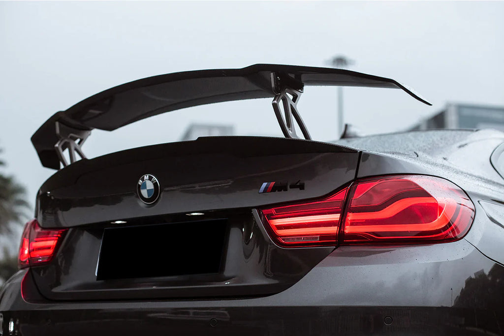 BMW F80 F82 M3 M4 V STYLE CARBON FIBRE REAR TRUNK SPOILER WING