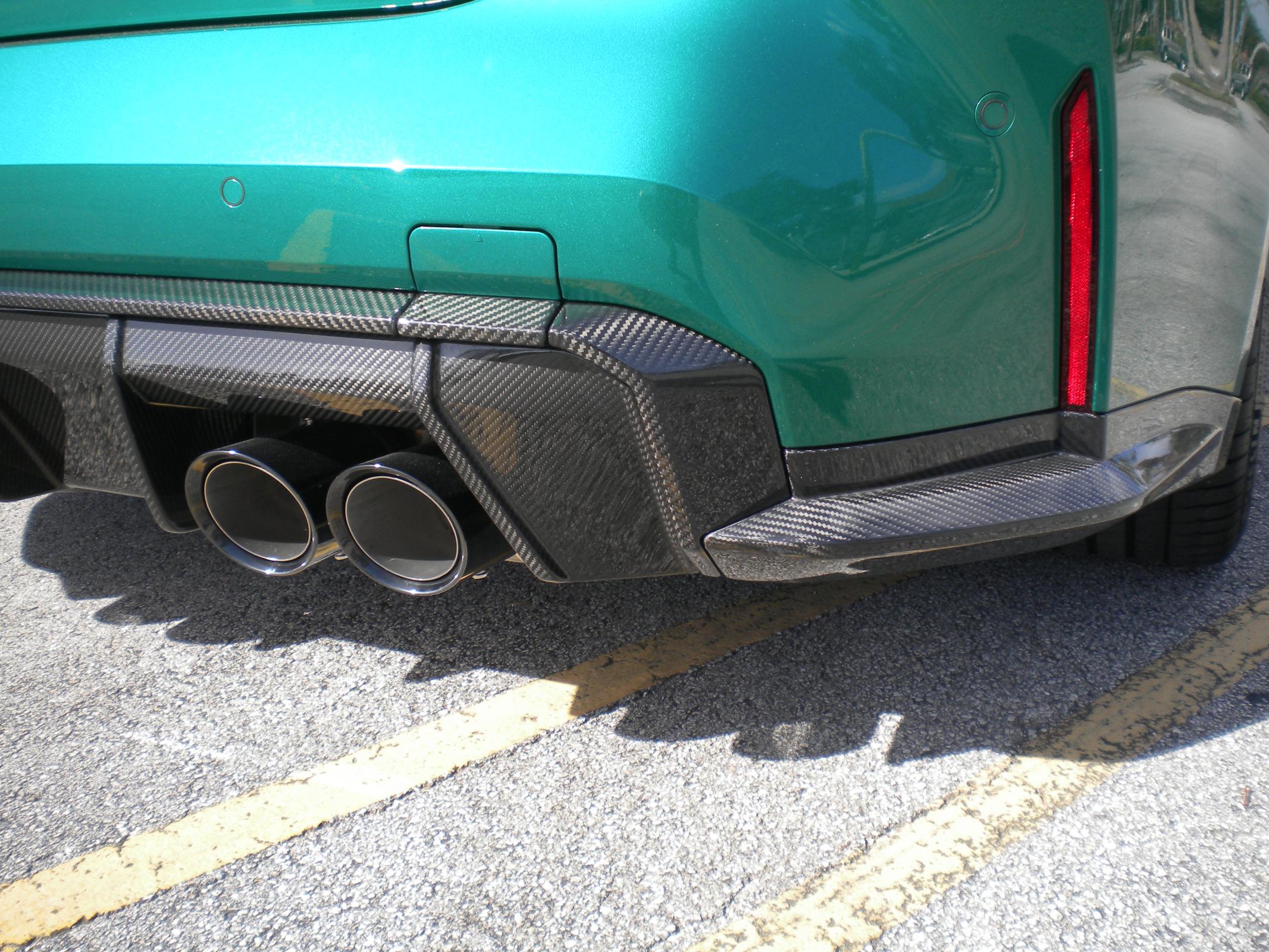 BMW G80 M3 G82 G83 M4 OEM Dry Carbon Rear Spats Winglets
