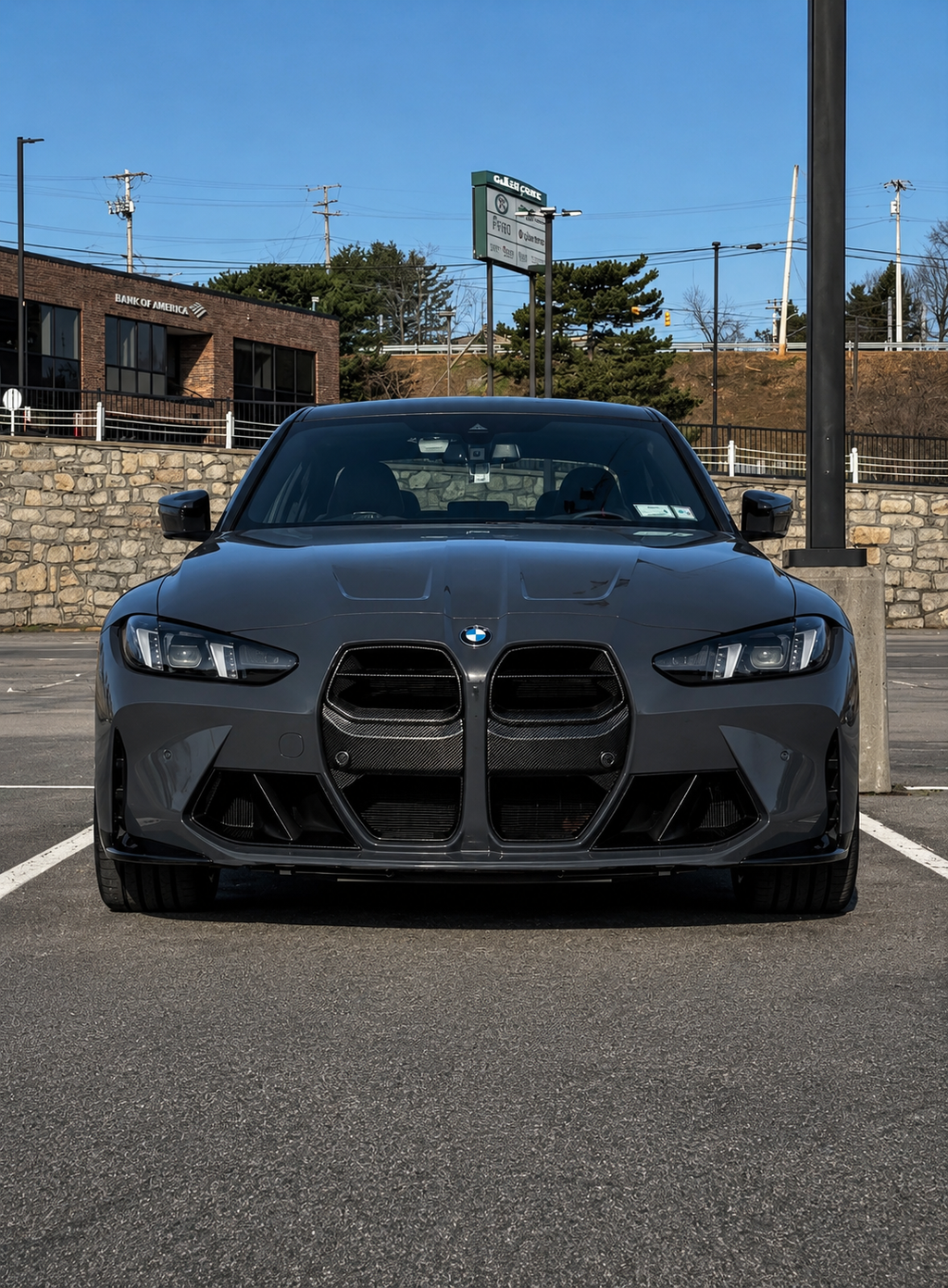 BMW M3/M4 AN DRY CARBON FIBER FRONT GRILL REPLACEMENT - G80/G82/G83