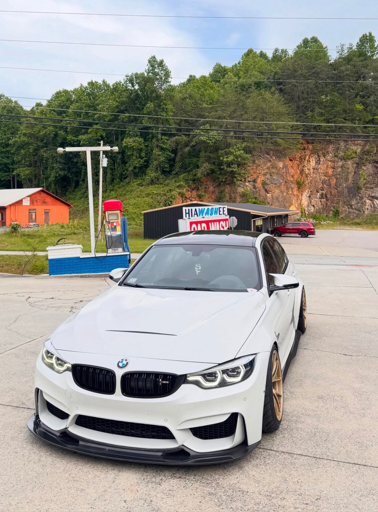 BMW F80 F82 F83 M3 M4 Gt4 Style Carbon Fiber Front Lip | Trofeo Composites