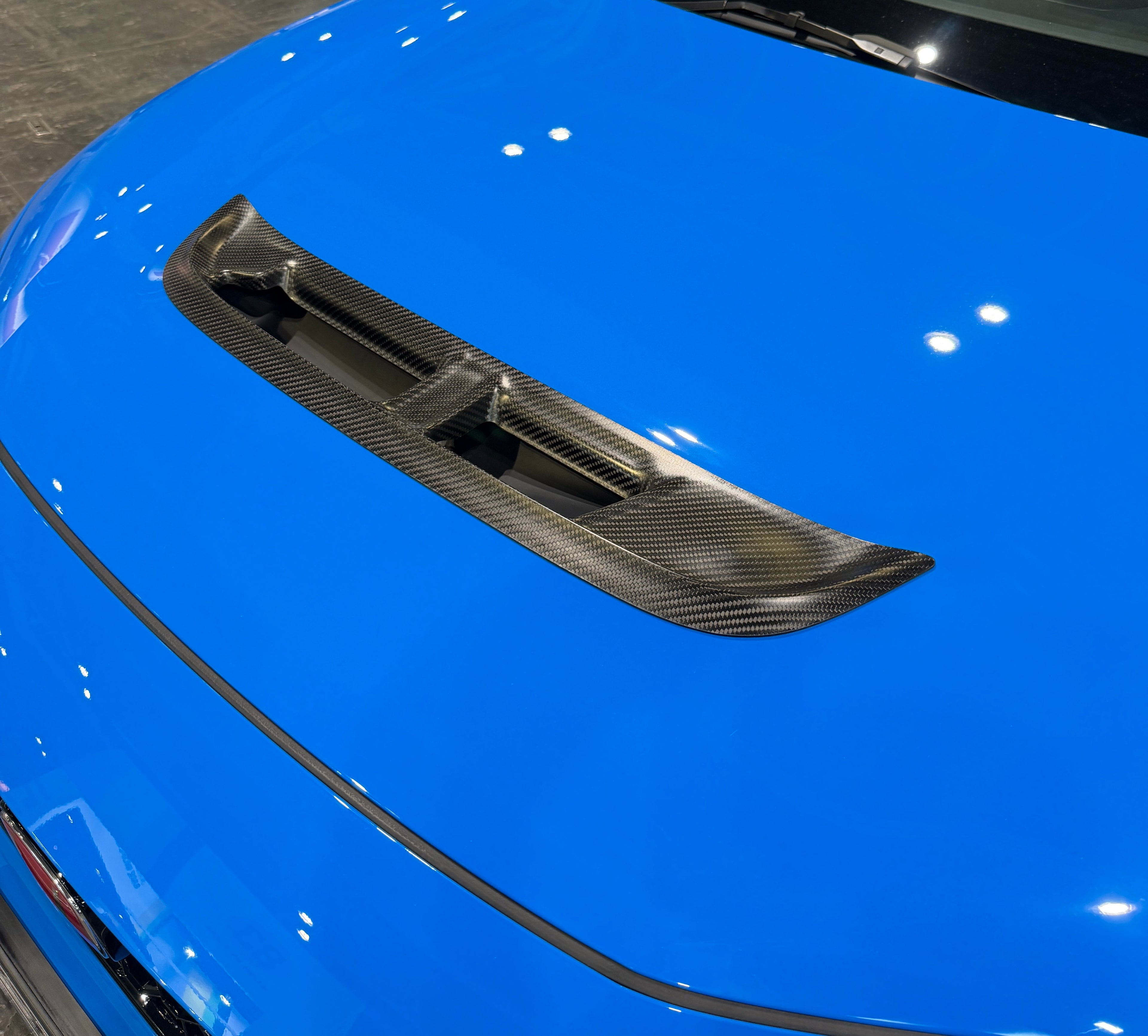 Spn Style DRY CARBON HOOD VENT for HONDA FL5 CIVIC TYPE-R