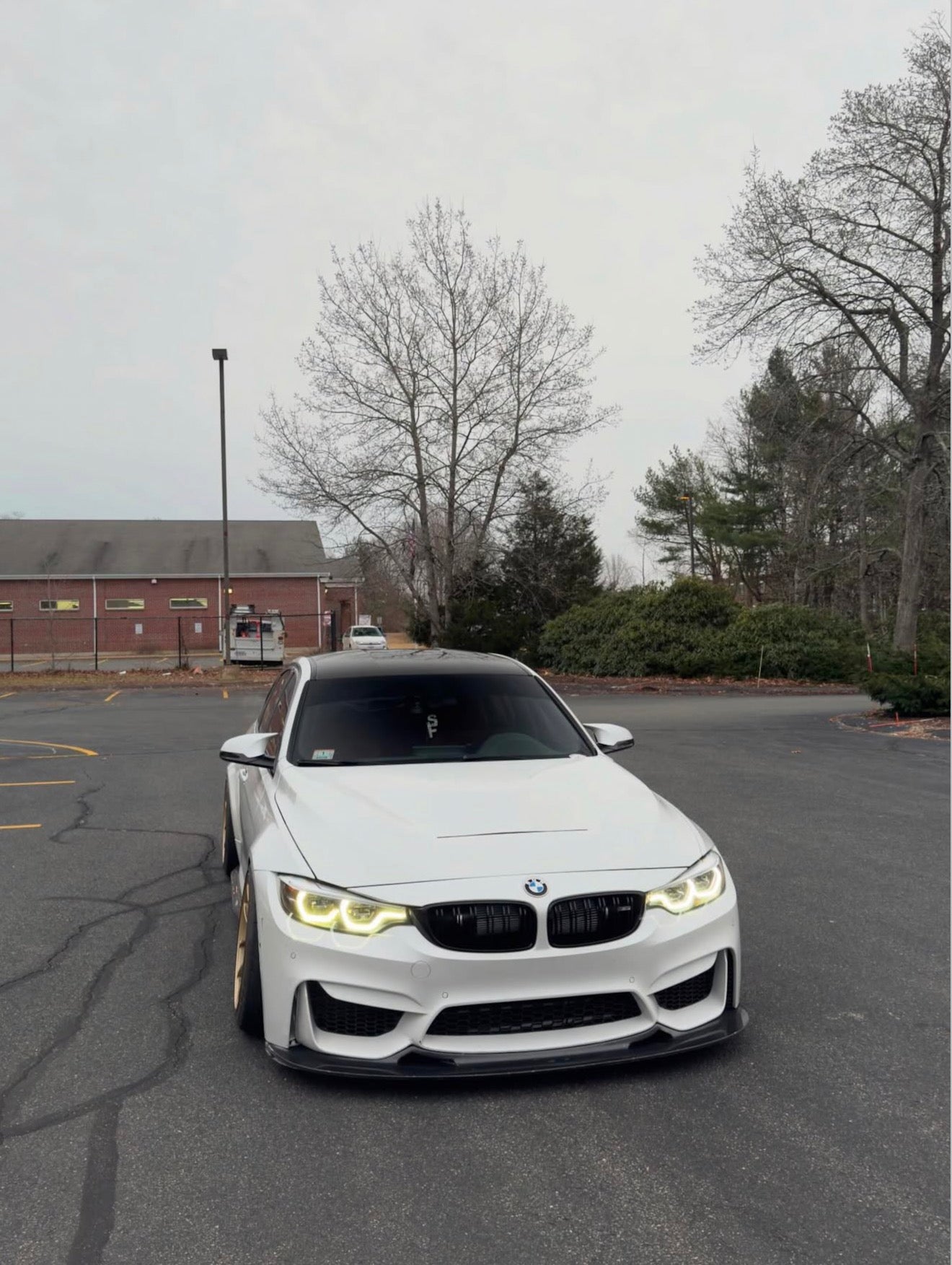 BMW F80 F82 F83 M3 M4 Gt4 Style Carbon Fiber Front Lip | Trofeo Composites