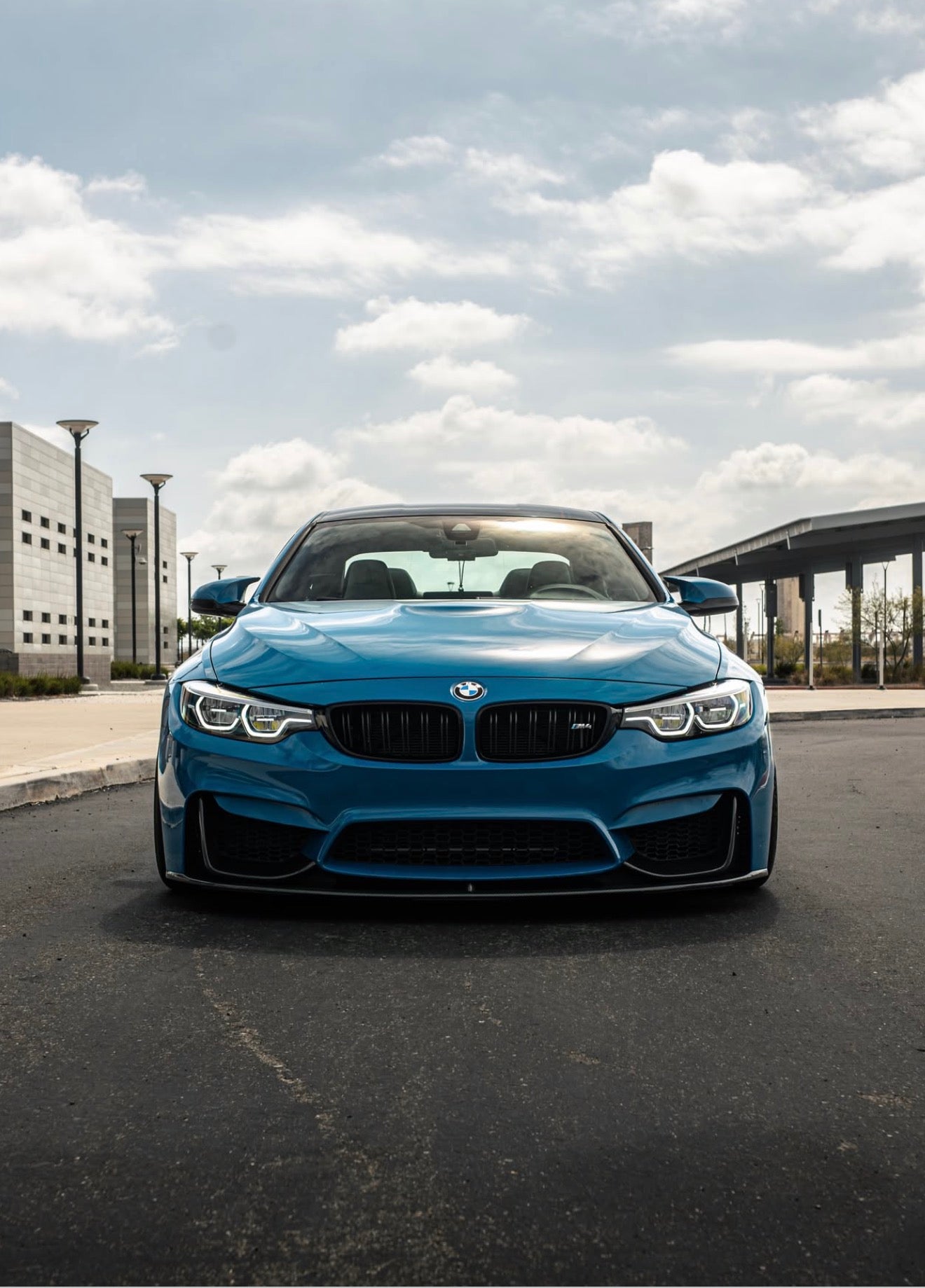 BMW F80 M3 M4 M Performance Style Carbon Fiber Front Bumper Lip + Splitter Kit | Trofeo Composites