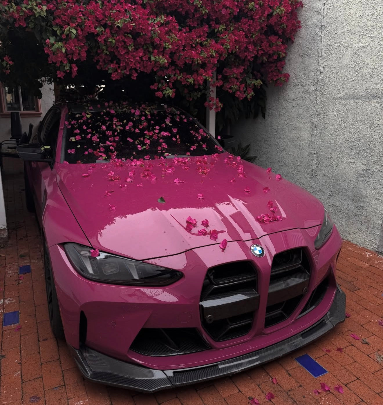 G8X M3/M4 V STYLE CARBON FIBER 3 Pieces Front Lip Kit - G80/G82/G83