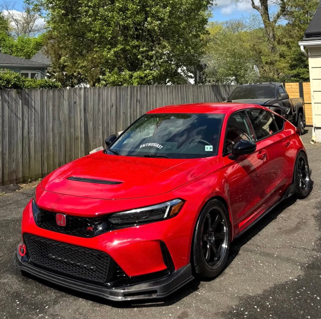 HONDA CIVIC TYPE-R FL5 SPN STYLE CARBON FIBER FRONT BUMPER LIP SPLITTER