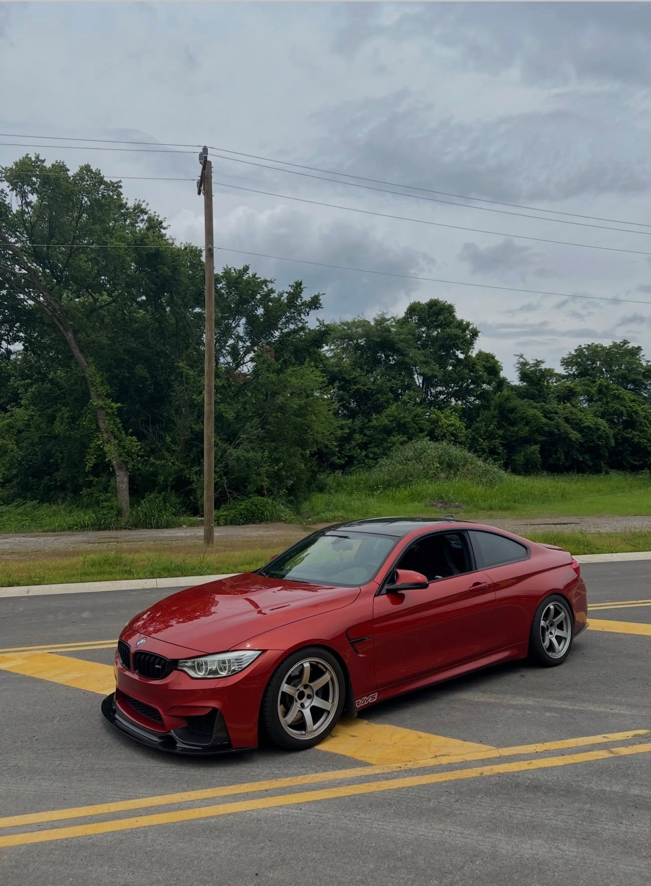 BMW F80 F82 F83 M3 M4 Gt4 Style Carbon Fiber Front Lip | Trofeo Composites
