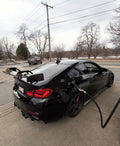 AD AT-R1 Style Carbon Fiber Swan Neck Wing