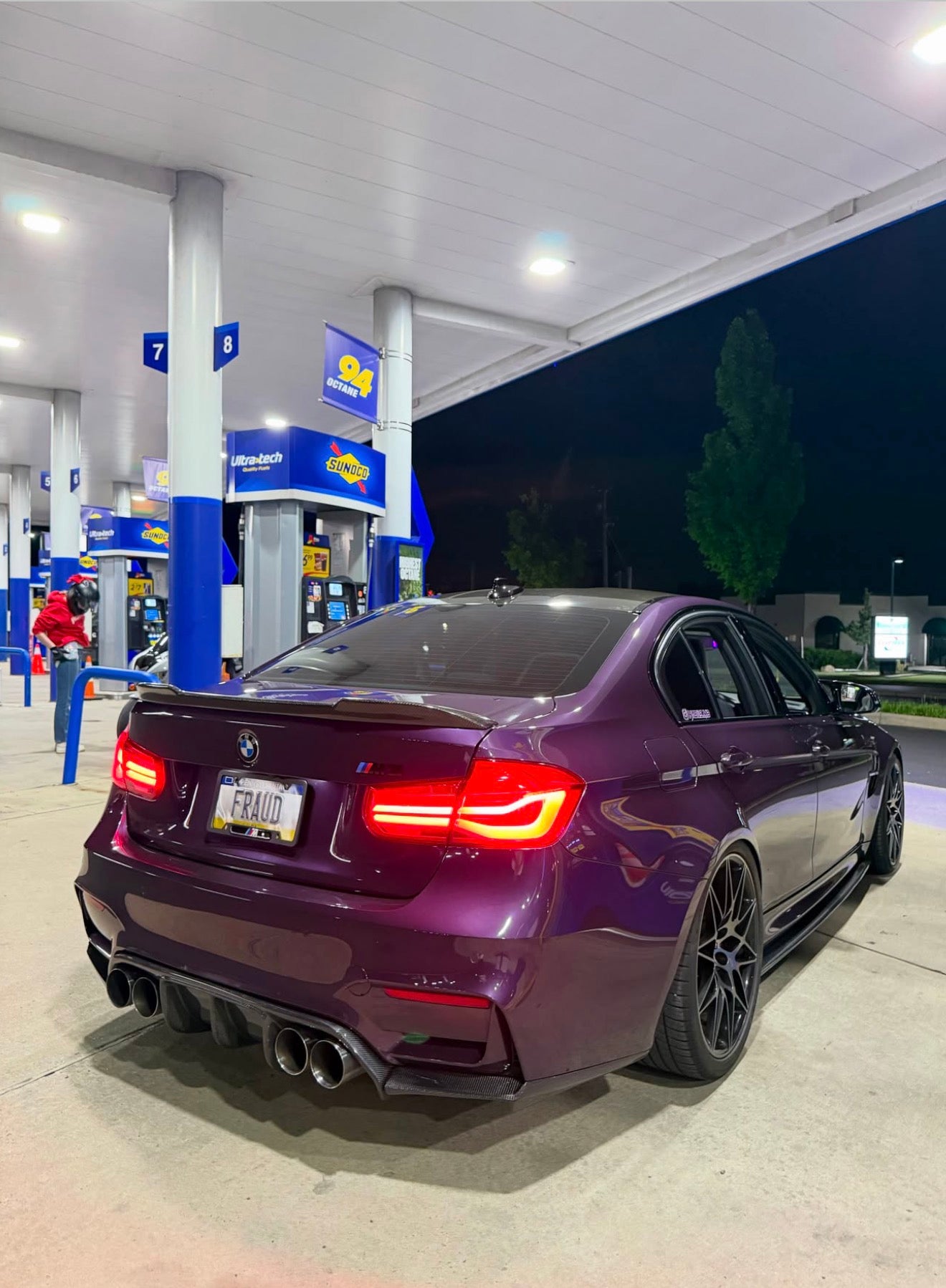 BMW F80 M3 M4 Vr3 Style Carbon Fiber Rear Diffuser + Rear Splitter Kit | Trofeo Composites