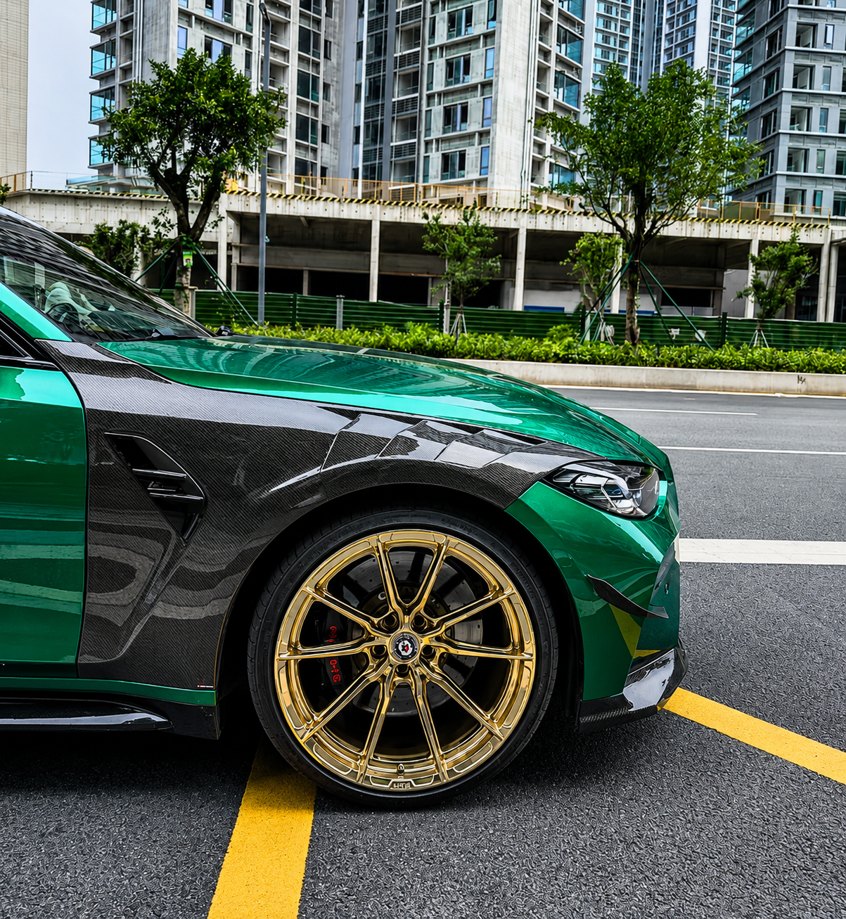 BMW G80 M3 G82 G83 M4 Big Vent GTR Style Full Dry Carbon Fenders