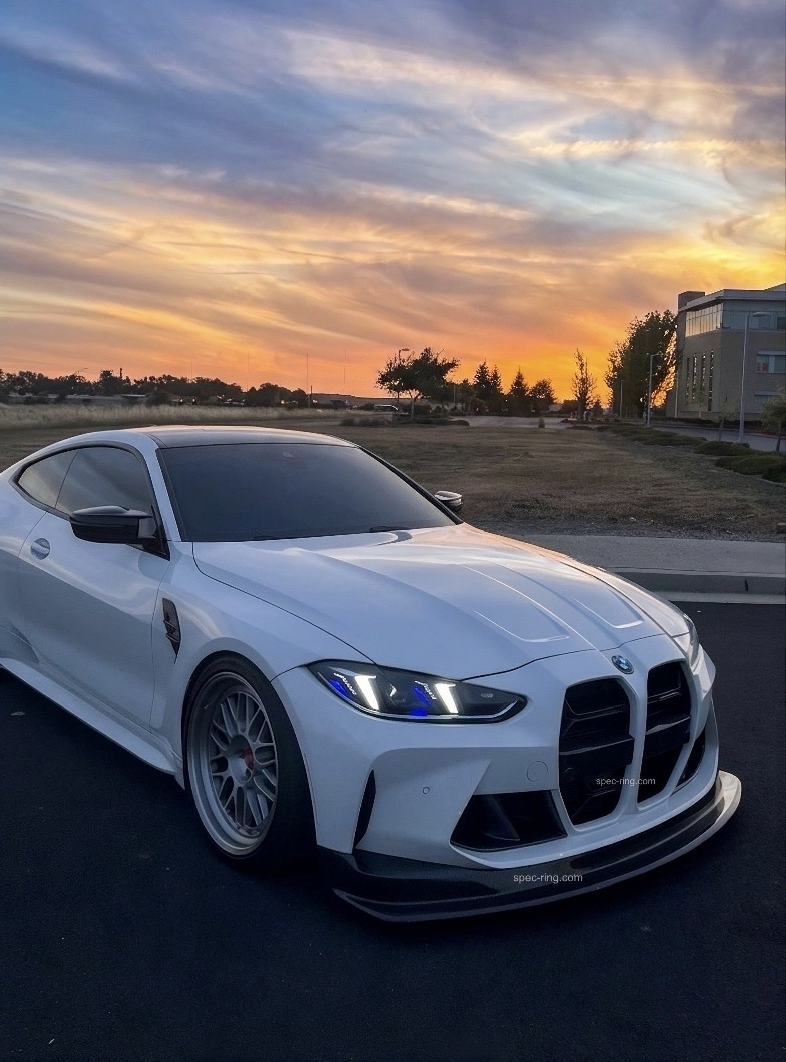 BMW G80 M3 G82 M4 GT4 STYLE CARBON FIBER 1 Piece Front Lip
