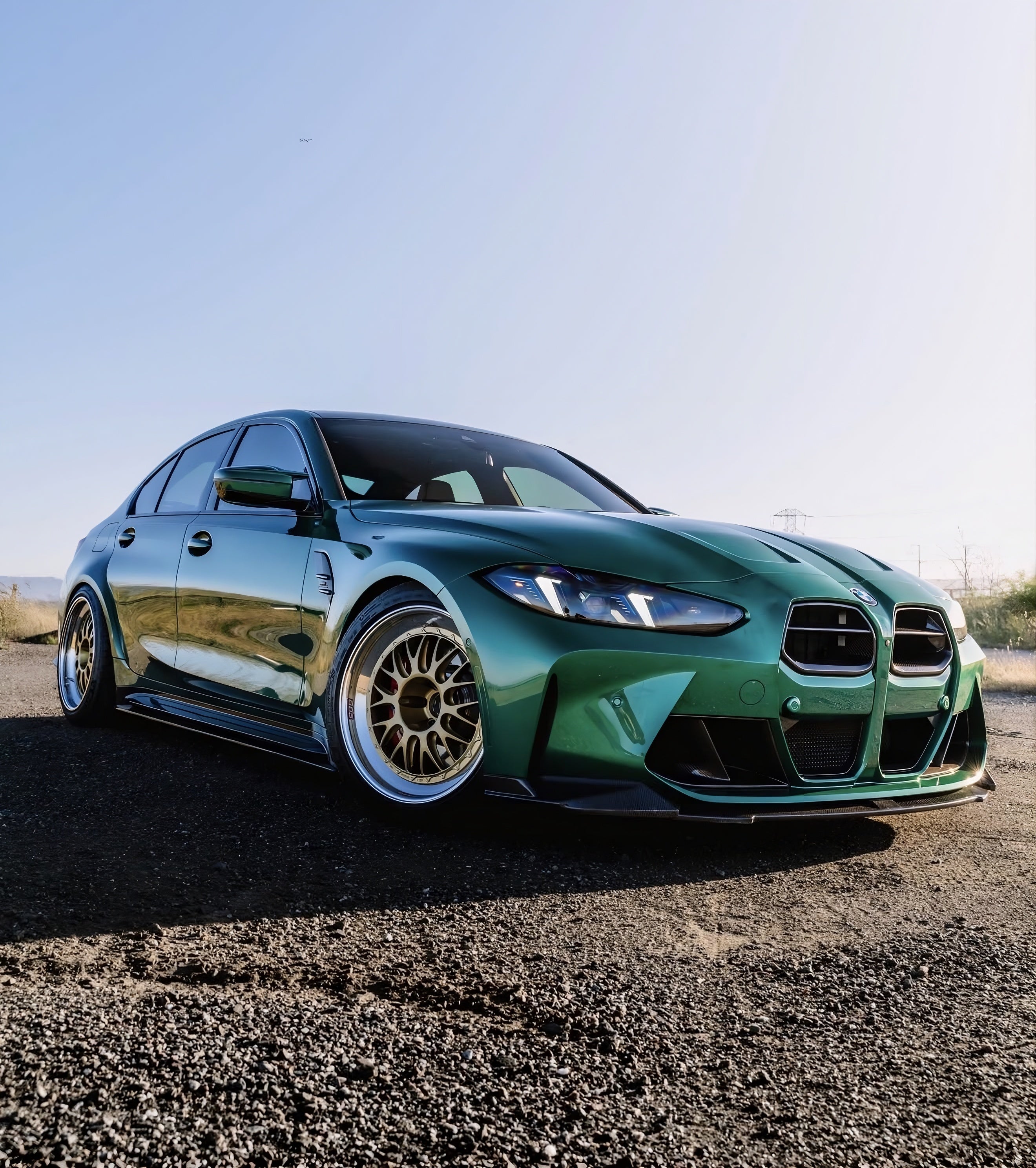 BMW M3/M4 AN DRY CARBON FIBER FRONT GRILL REPLACEMENT - G80/G82/G83