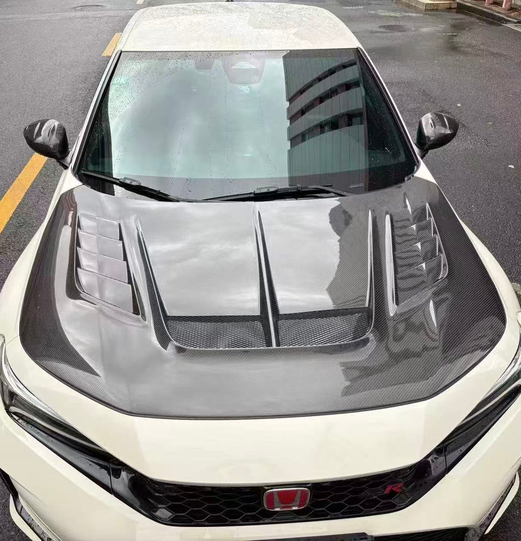 HONDA CIVIC FL5 TYPE-R VARIS STYLE FRONT CARBON HOOD