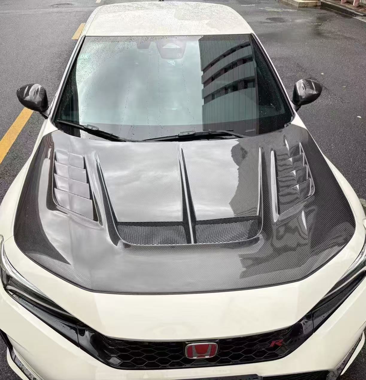 HONDA CIVIC FL5 TYPE-R VARIS STYLE FRONT CARBON HOOD