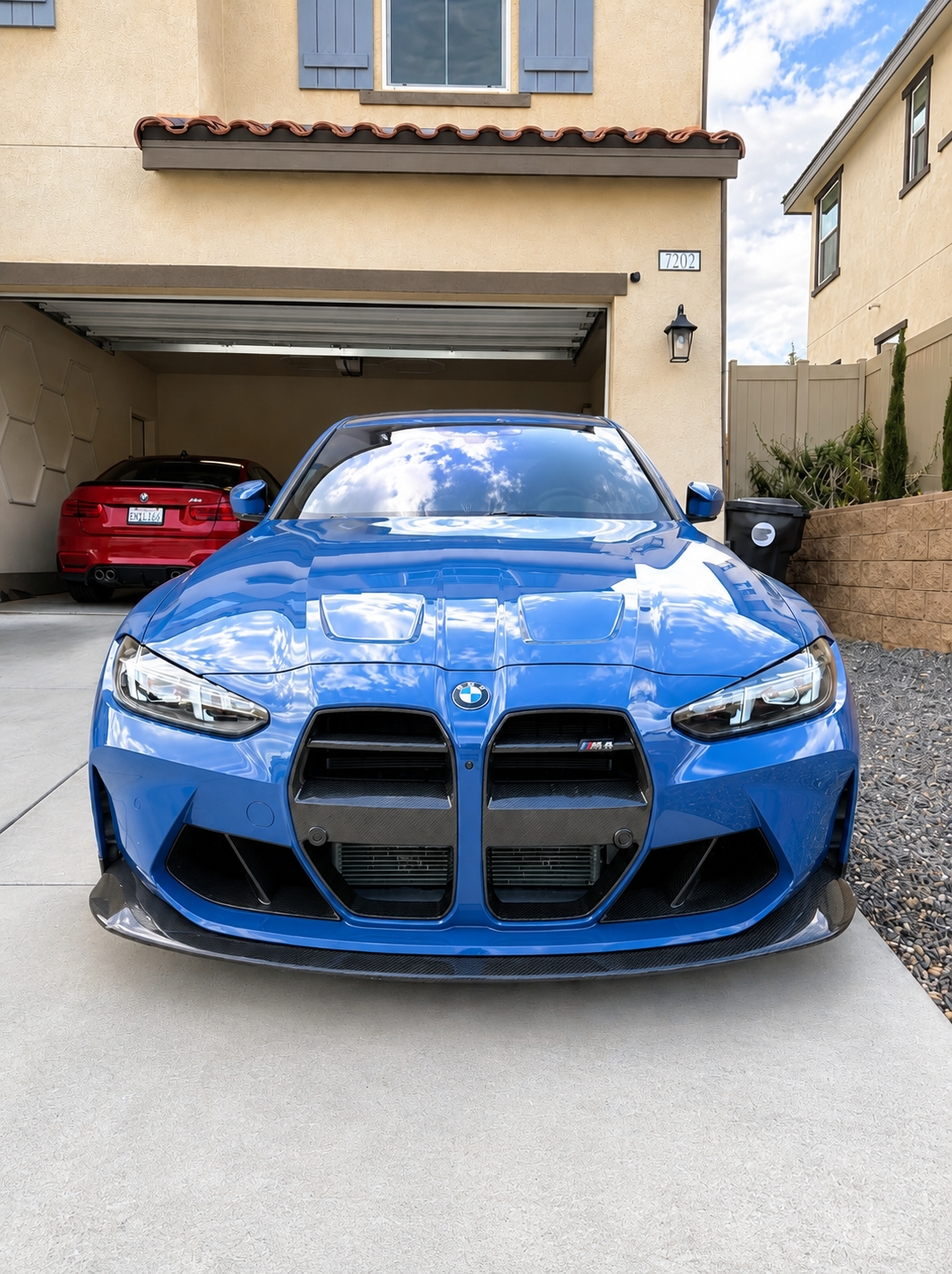BMW G80 M3 G82 M4 RSC STYLE CARBON FIBER 1 Piece Front Lip