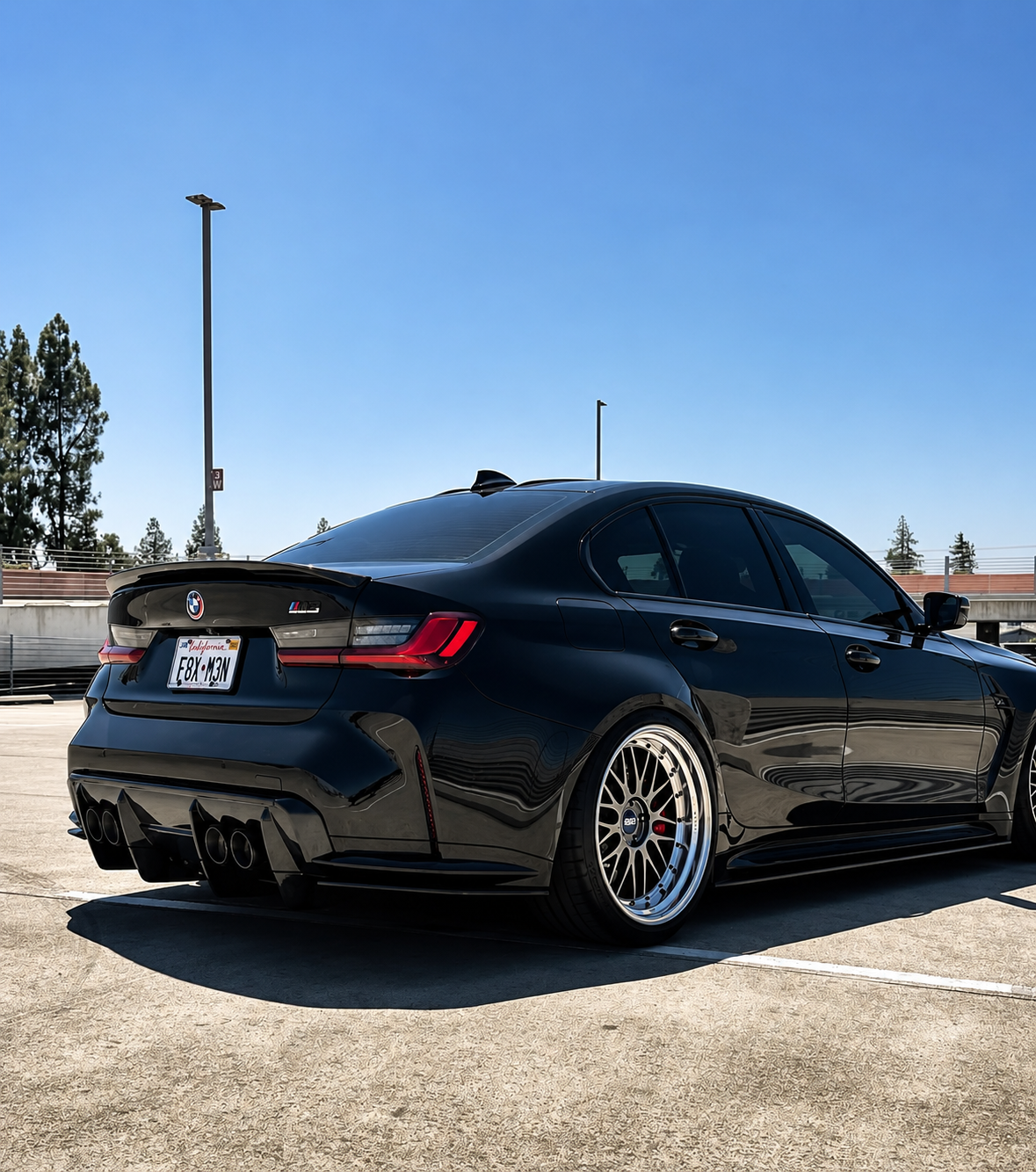 BMW G80 M3 G20 3-series M Performance Style Carbon Fibre Rear Spoiler | Trofeo Composites