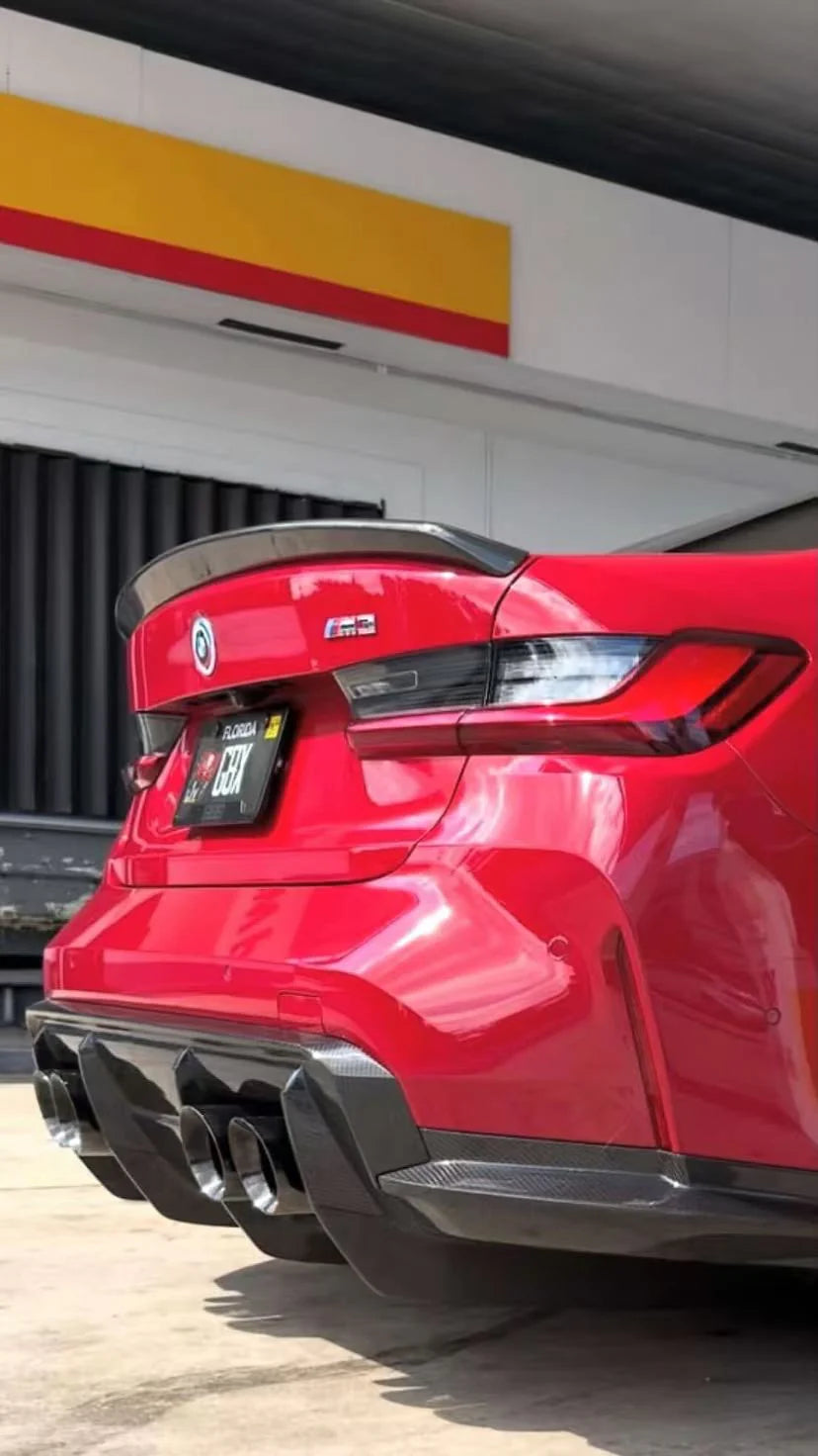 BMW G80 M3 G20 3-series M Performance Style Carbon Fibre Rear Spoiler | Trofeo Composites