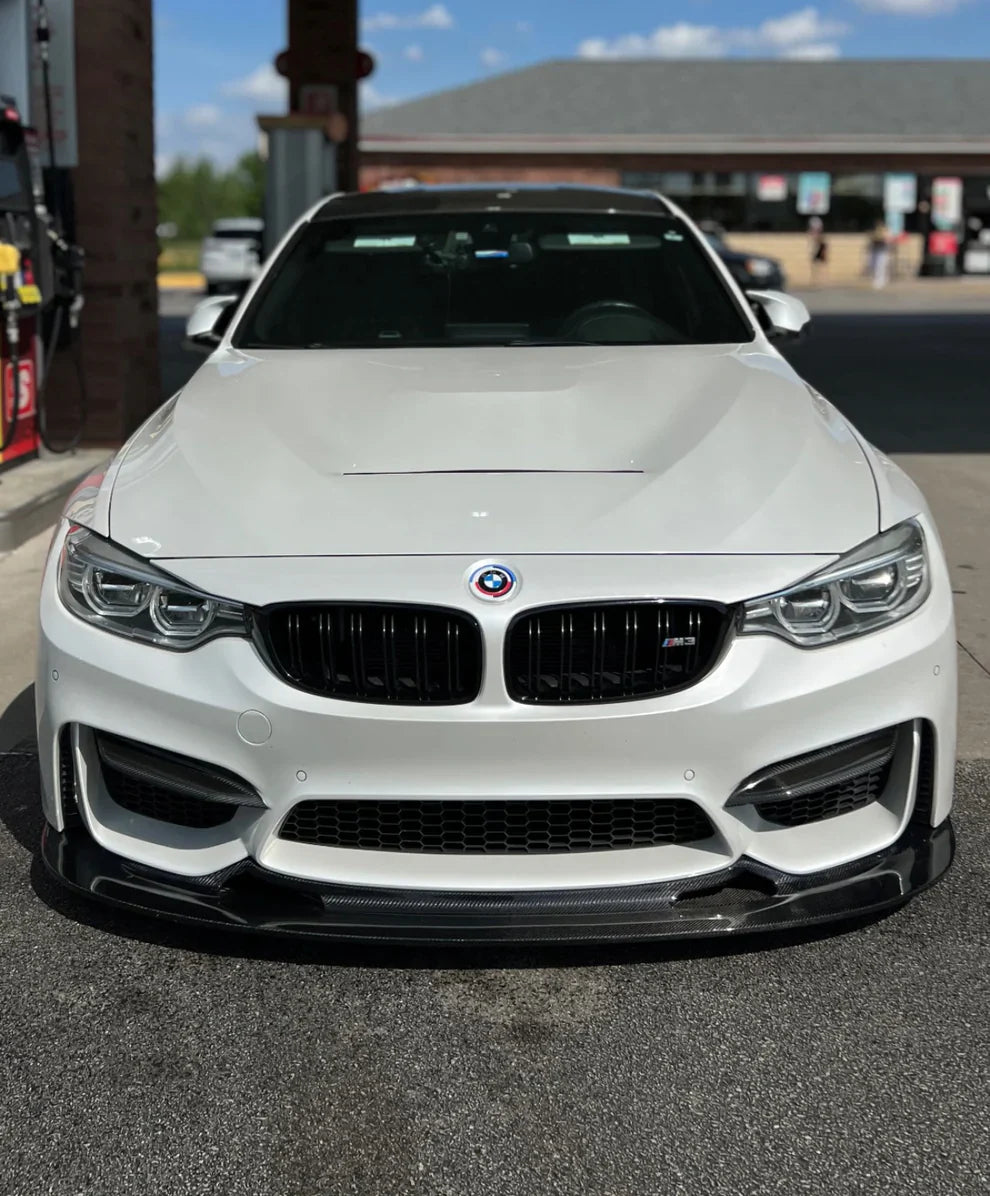 BMW F80 F82 F83 M3 M4 Gt4 Style Carbon Fiber Front Lip | Trofeo Composites