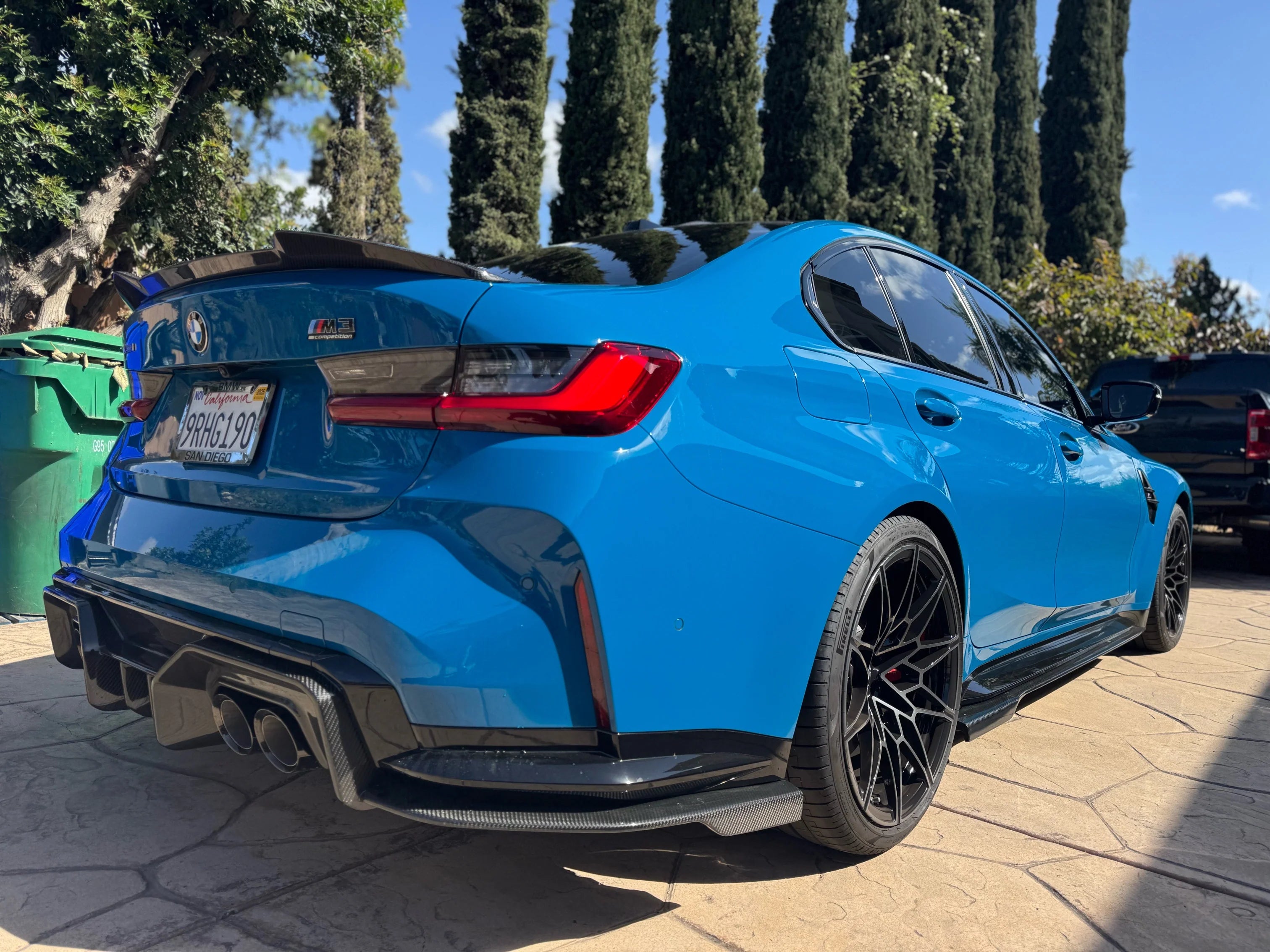BMW G8X M3/M4 AD-Style Dry Carbon Fiber Rear Diffuser