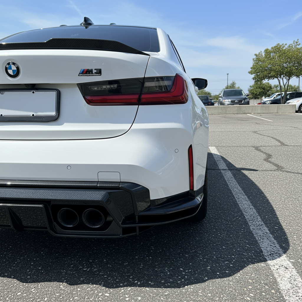 BMW G80 M3 G82 G83 M4 PSM Style Dry Carbon Rear Diffuser