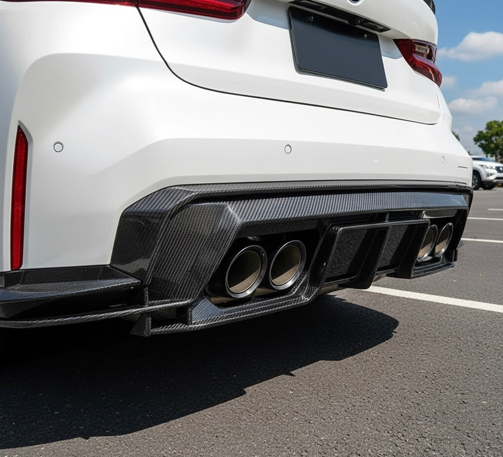 BMW G80 M3 G82 G83 M4 PSM Style Dry Carbon Rear Diffuser