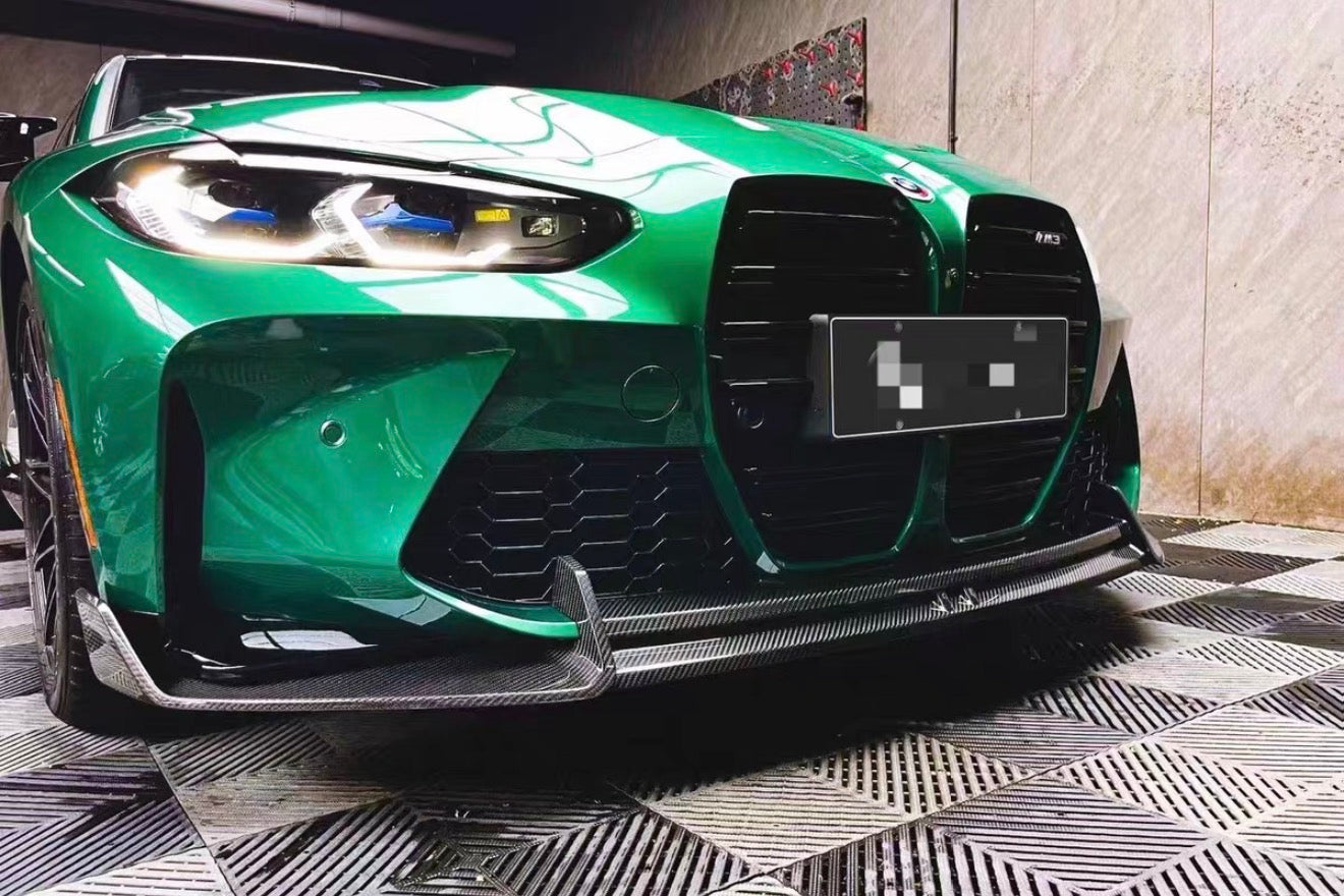 BMW G80 M3 G82 M4 AD STYLE FULL CARBON FIBER 1 Piece Front Lip
