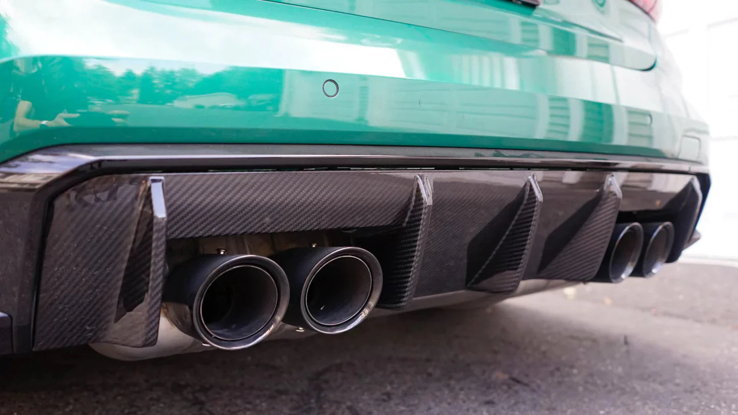 BMW G80 M3 G82 G83 M4 M Performance Dry Carbon Rear Diffuser