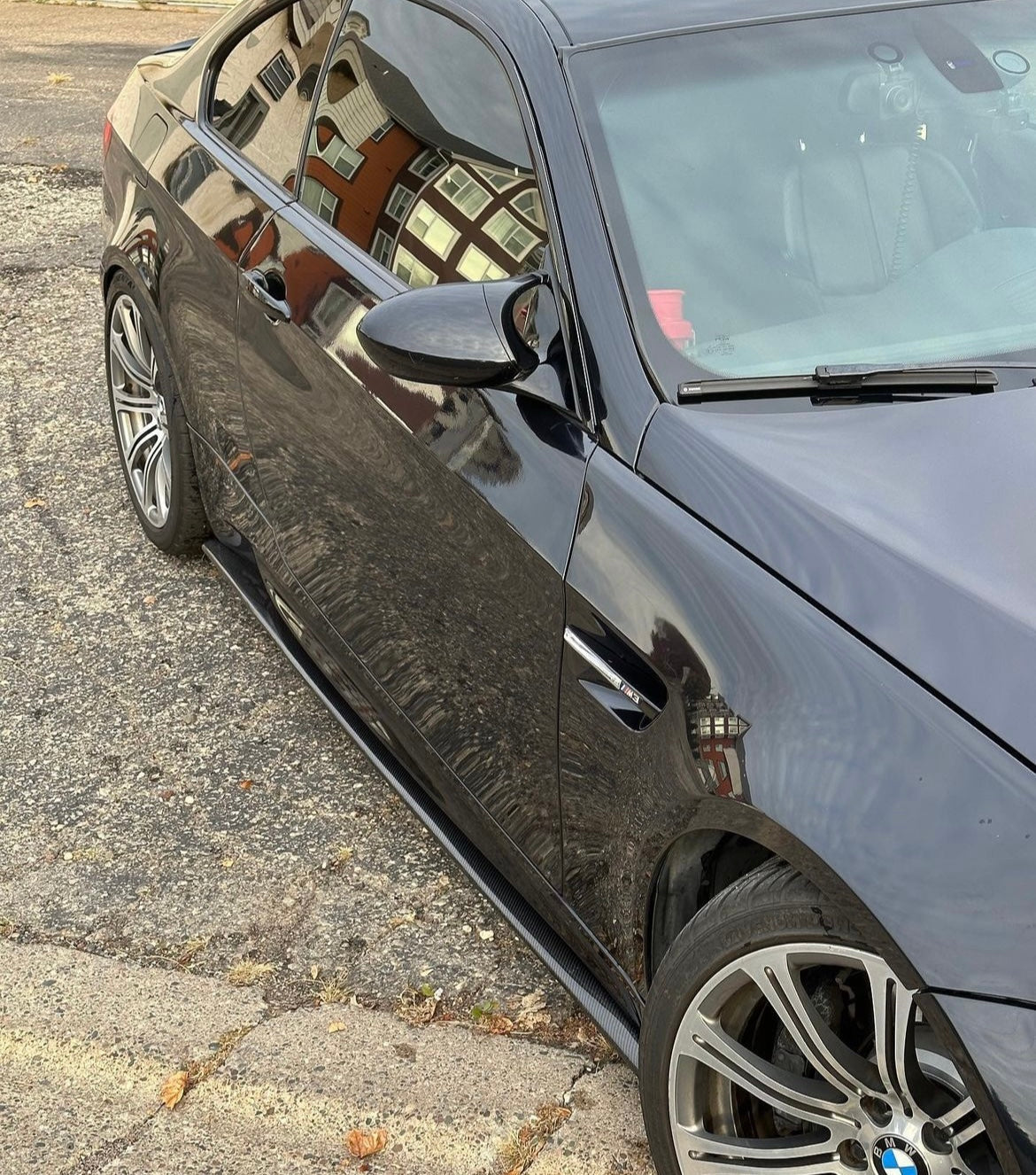 BMW E90 E92 E93 M3 M Performance Style Carbon Fiber Side Skirt