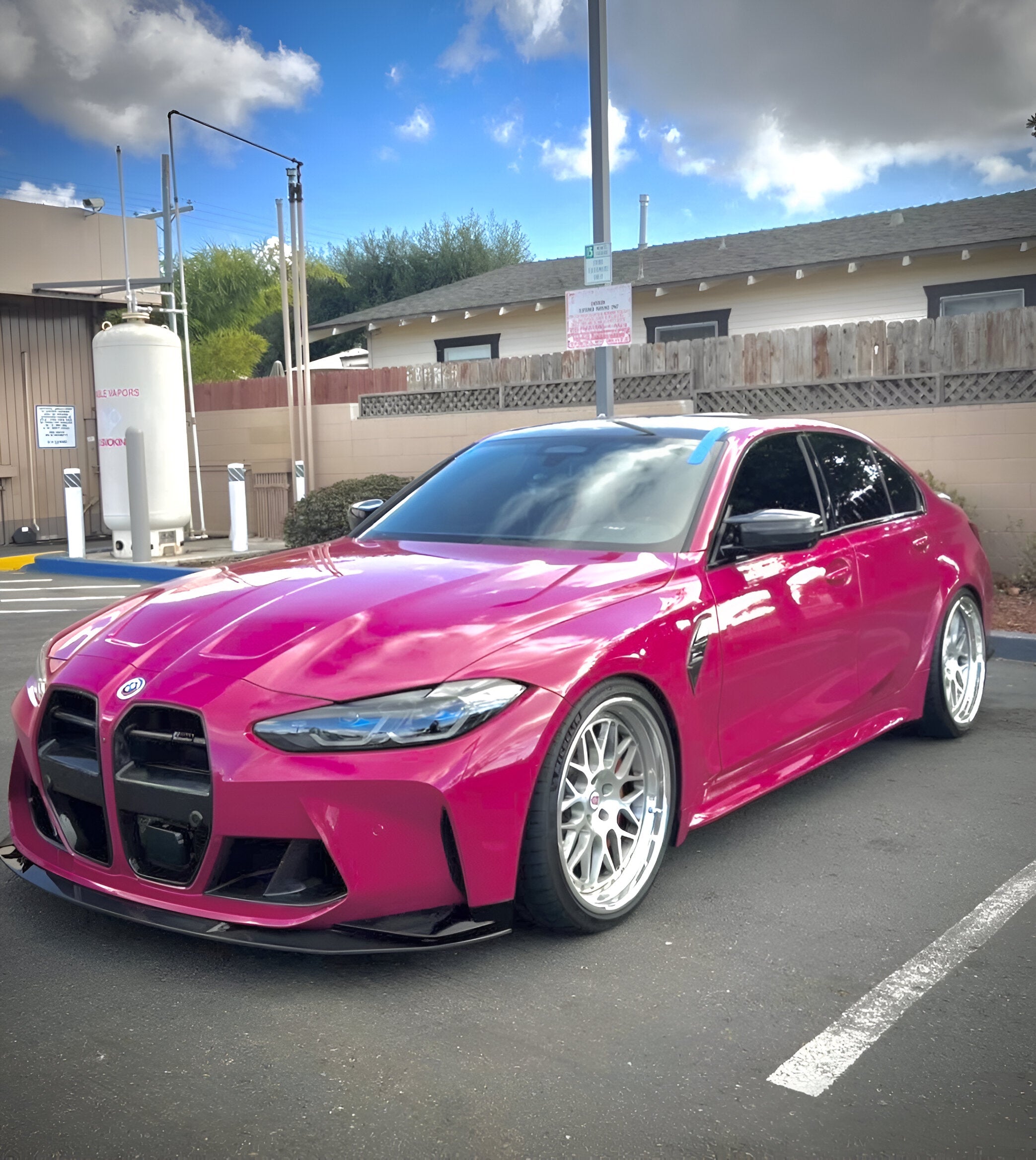 BMW G80 M3 G82 M4 MHC R44 STYLE CARBON FIBER 1 Piece Front Lip