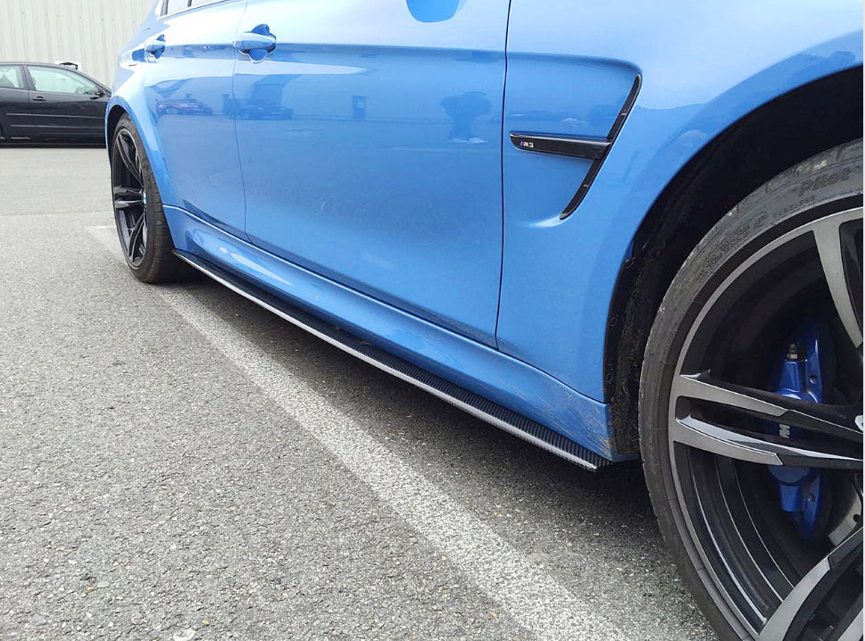 BMW F80 M3 F82 M4 M Performance Style Carbon Fiber Side Skirts